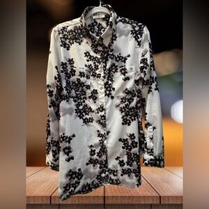Calvin Klein Monochrome Floral Shirt